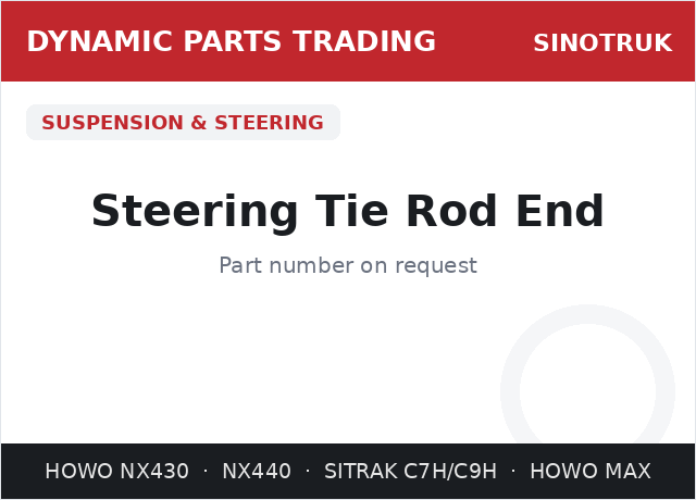 Steering Tie Rod End