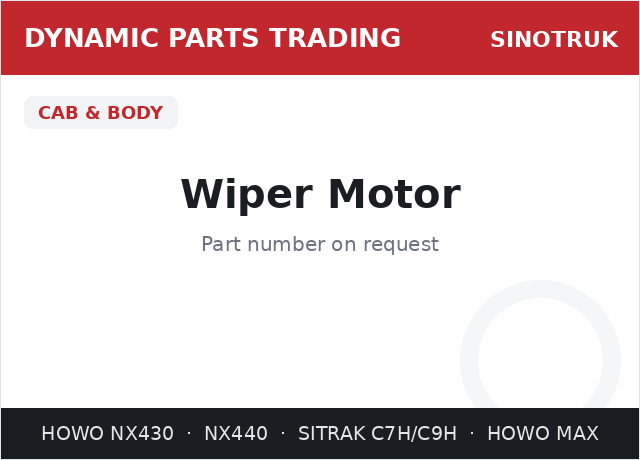 Wiper Motor