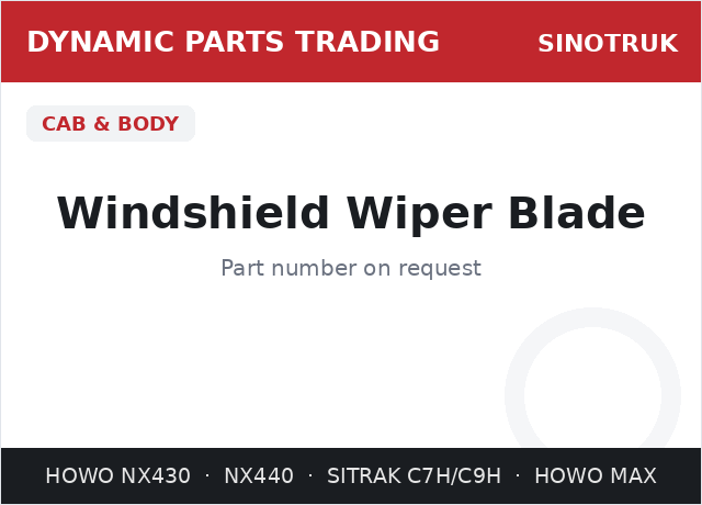 Windshield Wiper Blade