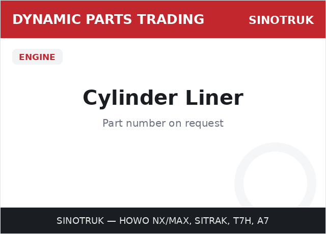 Cylinder Liner — SINOTRUK