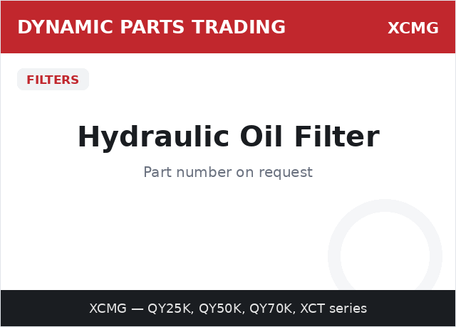Hydraulic Oil Filter — XCMG
