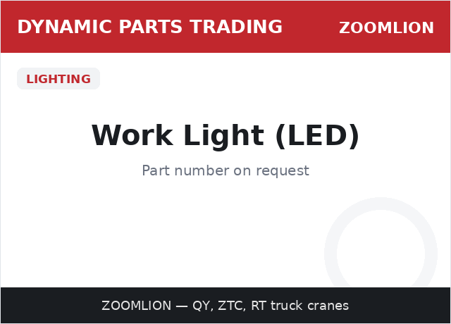 Work Light (LED) — ZOOMLION